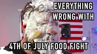 Everything Wrong With WWE Segments: 4TH OF JULY FOOD FIGHT (2016)