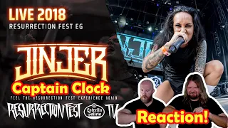 Musicians react to hearingJinjer - Captain Clock (Official Live at Resurrection Fest EG 2018)!