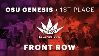 [First Place] OSU Genesis | 2019 LEGENDS Bollywood Dance | [@VIBRVNCY Front Row] HD