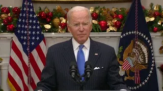 VIDEO: Biden says new Omicron variant is 'cause for concern, not a cause for panic'