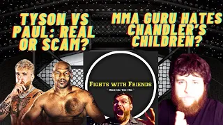 Tyson vs Paul Real Fight or Scam? MMA Guru attacks Michael Chandler's kids #tysonvspaul  #mmaguru