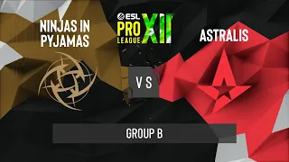 CS:GO - Astralis vs. NiP [Train] Map 2 - ESL Pro League Season 12 - Group B - EU