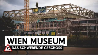 So wird das schwebende Geschoß beim Wien Museum gebaut! | Umbau Wien Museum Karlsplatz