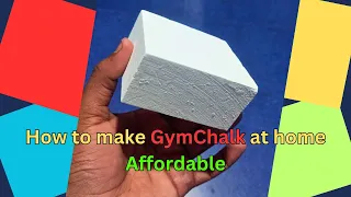 How to make gym chalk at home | with results |  for asmr videos