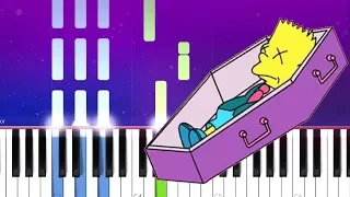 Powfu - Death Bed (Piano tutorial)
