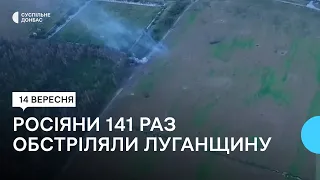 Артилерією російські військові обстріляли населені пункти на Луганщині минулої доби