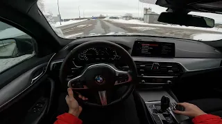 BMW G30 530d 195kw M-sport POV Drive