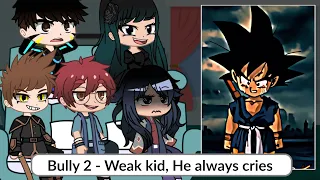 Goku Past Bullies React To His Future || My AU || GCRV