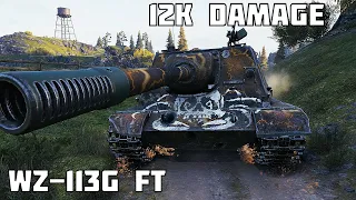 WZ-113G FT • 12K DAMAGE 5 KILLS • World of Tanks