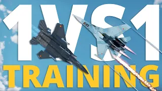 F-15 vs Su-27 Dogfight & BVR 1vs1 Training | War Thunder