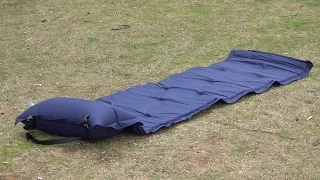 Outdoor Camping Thick Automatic Inflatable Mattress Self-Inflating Tent Mat Picnic Mat with Pillow