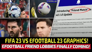 [TTB] FIFA 23 VS EFOOTBALL 2023 GRAPHICS COMPARISON!🔥 - EFOOTBALL 2023 V2.1 UPDATE COMING