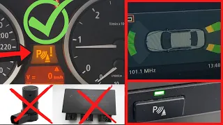 Fix: BMW E60 Parking Sensor (PDC) Error (no replacement for sensors or module)