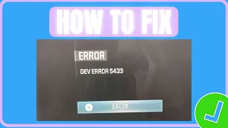 FIX MW3 DEV ERROR 5433 | How To Fix CoD Warzone Dev Error 5433