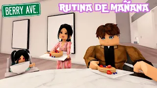 RUTINA DE MAÑANA EN NUESTRA NUEVA MANSIÓN MILLONARIA EN BERRY AVENUE ROBLOX karo20Blox