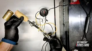 How To Test a Fuel Sending Unit & Gauge | Old School Way