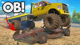 I TROLLED My Friends with a MONSTER TOW TRUCK  in Snowrunner Mods!