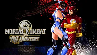 Mortal Kombat Vs. DC Universe: The Flash "Flashy Beatdown" Heroic Brutality on all characters