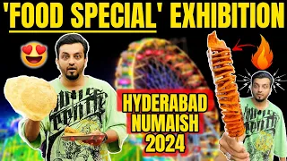 FOOD SPECIAL NUMAISH EXHIBITION WITH PRICE | HYDERABAD 2024 TOUR! | HYDERABADI VLOG | WTF!