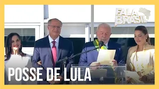 Posse de Lula aconteceu com poucas interferências policiais e muita emoção do presidente