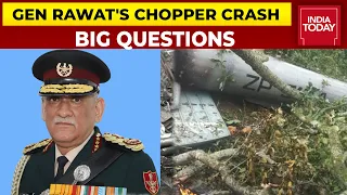 CDS General Bipin Rawat Chopper Crash: Big Questions On Tragic Crash | Breaking News