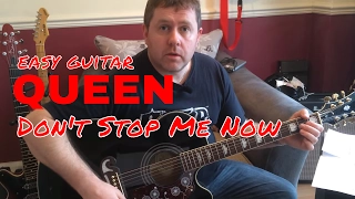 Don't Stop Me Now - Queen - Easy Guitar Tutorial