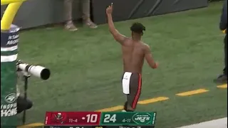 ANTONIO BROWN TAKES OFF UNIFORM AND LEAVES MID-GAME 😳 | Jets vs Buccaneers