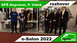 e-Salon 2022: SPŠ Dopravní a závodní vodíkové auto na dálkové ovládání , které postavili studenti