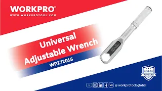 WORKPRO Universal Wrench | Adjustable Wrench Set