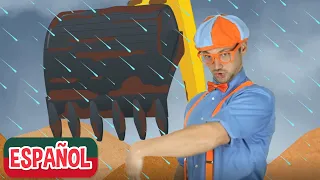 Blippi visita una obra de construcción | Compilación | Aprende con Blippi