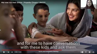 Priyanka Chopra’s Speech for UNICEF | War Was Not Their Choice