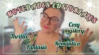 💥NOVEDADES EDITORIALES JUNIO-JULIO// Thriller, romcom, misterio cozy y fantasía❣