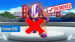 Sonic Forces Speed Battle - Darkspine Sonic was REMOVED