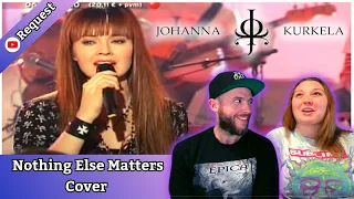 Couple React to Johanna Kurkela - Nothing Else Matters Cover #metallica #reaction