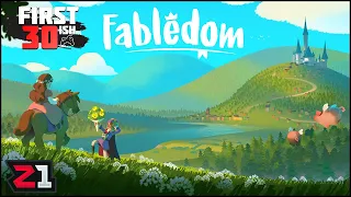 Building The PERFECT Fairytale City In Fabledom ! Fabledom First 30ish | Z1 Gaming