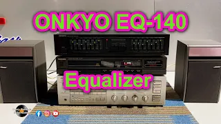 ONKYO EQ 140 7 Band Stereo Graphic Equalizer EQ DEMO