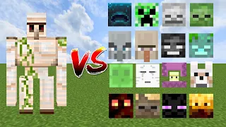 IRON GOLEM vs ALL MOBS | Minecraft Mob Battle