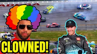 Bubba Wallace Gets CLOWNED by NASCAR Fans after AWFUL WRECK! Tyler Reddick EXCELS on 23XI Team!