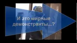 "Мирные безоружные" демонстранты -Майдановцы