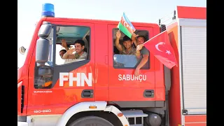 Azerbaycanlı "gardaşlarımız" dönüş yolunda! Yine Afyon'dan geçtiler