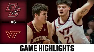 Boston College vs. Virginia Tech Men's Basketball Highlights (2022-23)