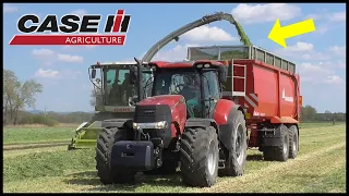 Senáže Žita (GPS) | Řezačka Claas Jaguar 950 + Case Traktory + Návěsy Annaburger  | ZD Unčovice