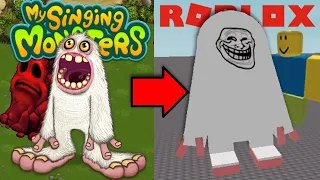 Creating My Singing Monsters In Roblox