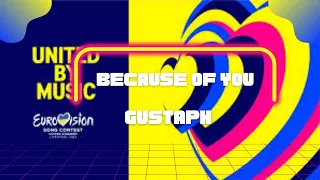 Gustaph - Because of you Belgium Lyrics