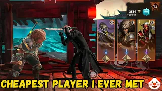 This player defeated me very badly can I take my revenge? 🤔 | Shadow Fight 4 Arena #shadowfight4
