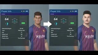 PES 2019 facepack part 3 - La Liga ~40 real faces added (PC)