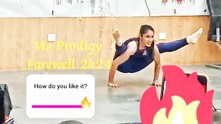 Farewell performance 2024 🔥 | YOGA | Ms Prodigy 💖