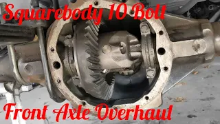 1973 - 1987 Chevy K10 Squarebody 10-bolt Front Axle Rebuild / Gear Swap