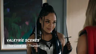 Valkyrie Scenes in Thor Love and Thunder #valkyrie #thorloveandthunder #thor