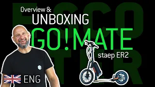 E-Scooter GO!MATE staep ER2 | Unboxing and Review (English)